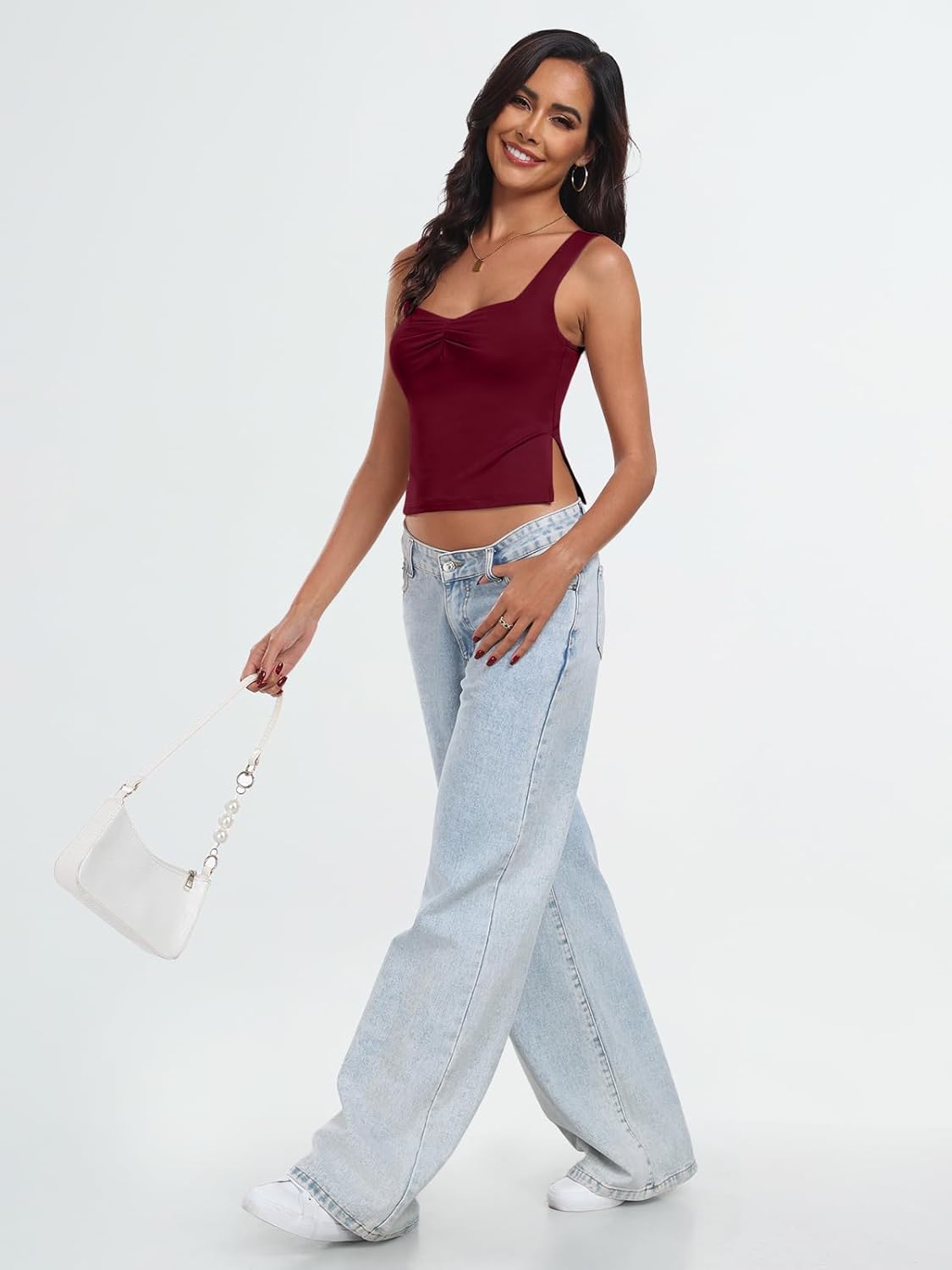 Trendy Queen Womens Going Out Crop Tops Backless Tank Tops Summer Y2k Teen Girls Basics Cute Clothes
