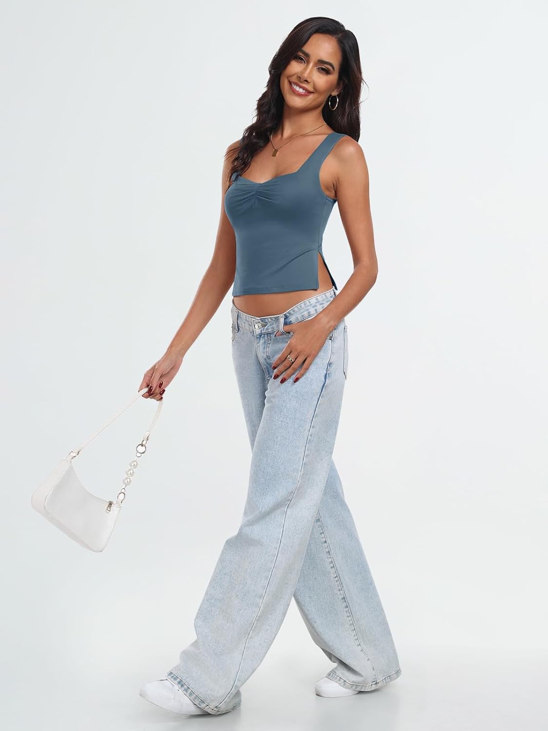 Trendy Queen Womens Going Out Crop Tops Backless Tank Tops Summer Y2k Teen Girls Basics Cute Clothes