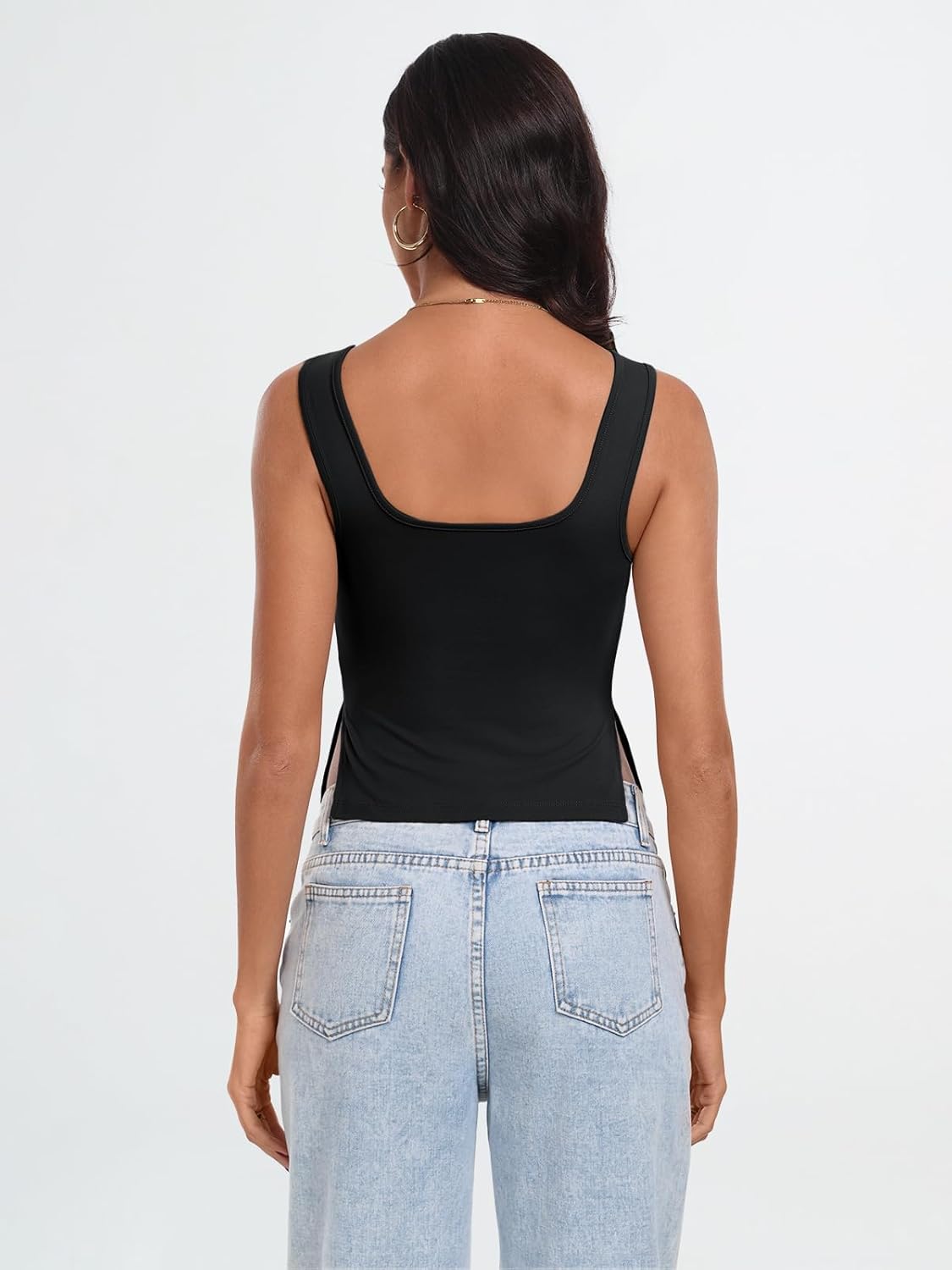Trendy Queen Womens Going Out Crop Tops Backless Tank Tops Summer Y2k Teen Girls Basics Cute Clothes