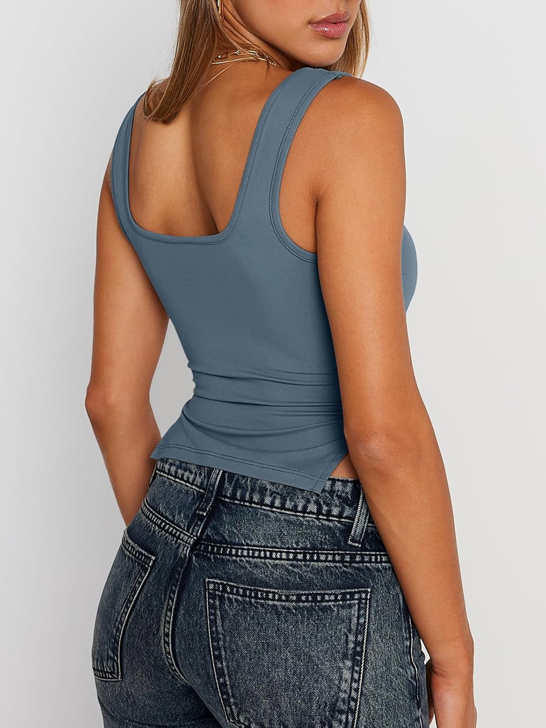 Trendy Queen Womens Going Out Crop Tops Backless Tank Tops Summer Y2k Teen Girls Basics Cute Clothes