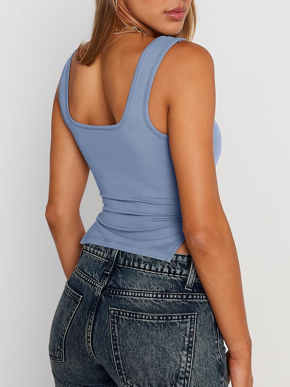 Trendy Queen Womens Going Out Crop Tops Backless Tank Tops Summer Y2k Teen Girls Basics Cute Clothes