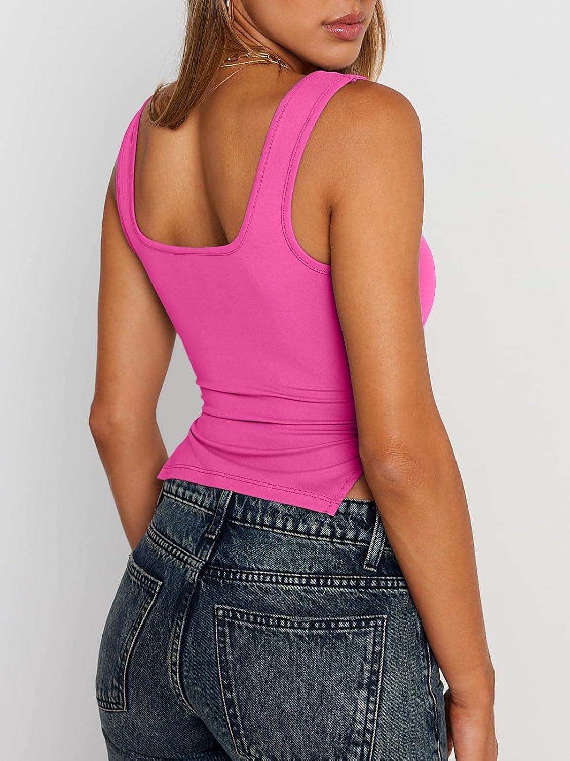 Trendy Queen Womens Going Out Crop Tops Backless Tank Tops Summer Y2k Teen Girls Basics Cute Clothes